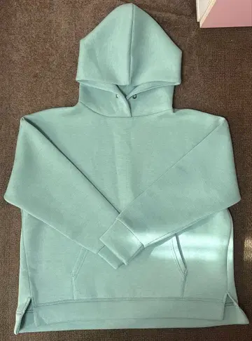민트 그린 후드티 프리 사이즈 그린 여성용
