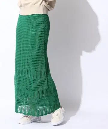 THE SHOP TK 크로셰풍 타이트 내로우 스커트