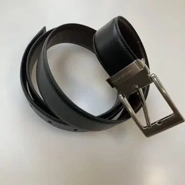 로베르토 카발리 블랙 가죽 벨트