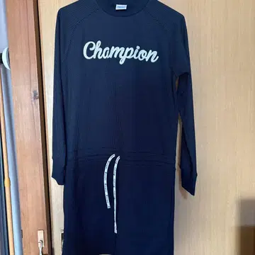 Champion 네이비 긴팔 원피스 M