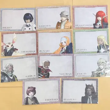 아틀라스 메타퍼: 리팬타지오 추첨회 메시지 카드 전종 세트