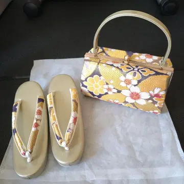 조리와 꽃무늬 백 세트