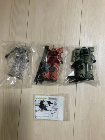 건담 캡슐 액션 자쿠 3종 세트