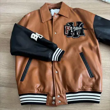 Bershka 바시티 자켓 브라운 블랙 여성용 자켓