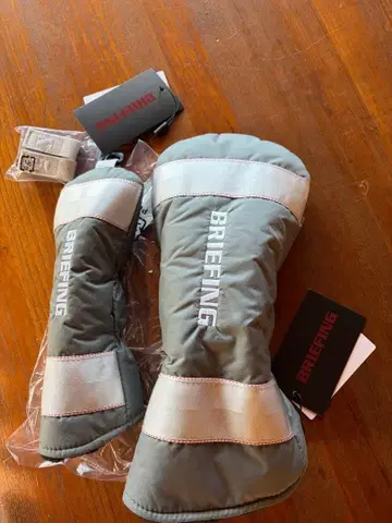 브리핑 헤드커버 2점 (드라이버, UT) 그레이