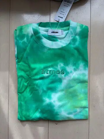atmos 타이 다이 그린 T셔츠 M
