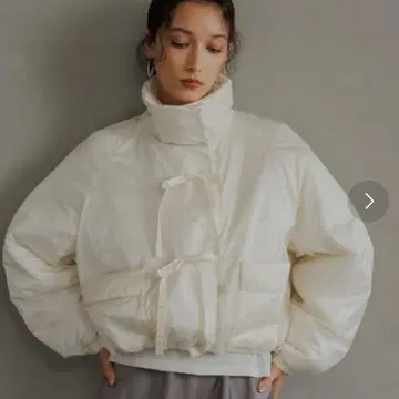 CE'E_SE'E 리본 패딩 블루종