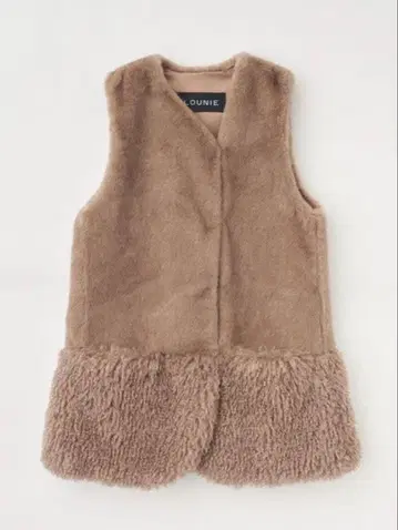 LOUNIE 인조 모피 베스트