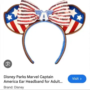 LA 디즈니 로스앤젤레스 미키 MARVEL 머리띠