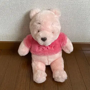 디즈니 곰돌이 푸 봉제 인형 핑크
