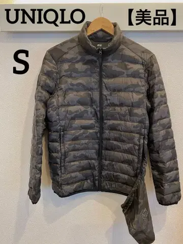 [ 새상품급 ] 유니클로 S 카모 패턴 다운 자켓