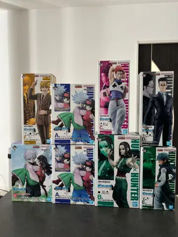 HUNTER x HUNTER 제일복권 피규어 컴플리트 세트