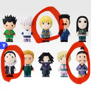 H상 마스코트 크라피카 클로로 노부나가 헌터헌터 제일복권 세트