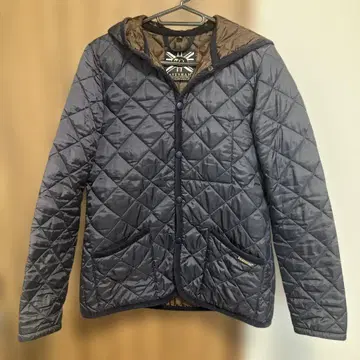 LAVENHAM 퀼팅 자켓 네이비 사이즈 38 라벤햄