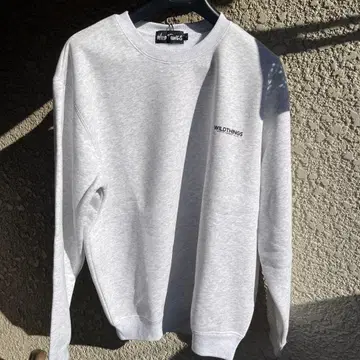 새상품 별주 WILDTHINGS 그레이 맨투맨 L