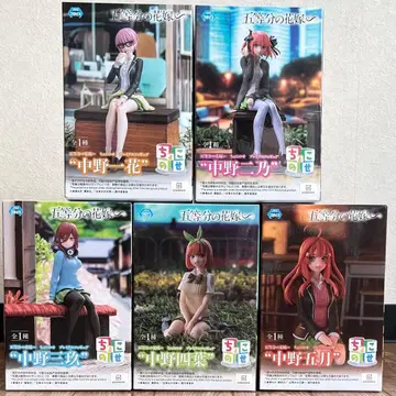 [ 미개봉 ] 5등분의 신부 쵸코노세 프리미엄 피규어 5자매 컴프 세트