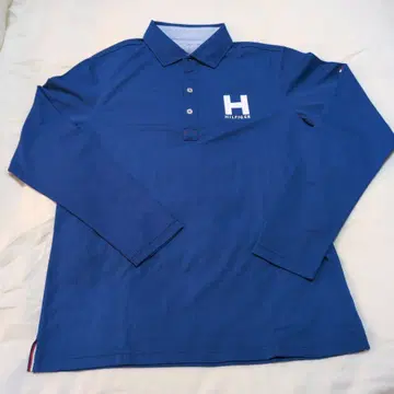 TOMMY HILFIGER 골프 피케 셔츠 L 파랑