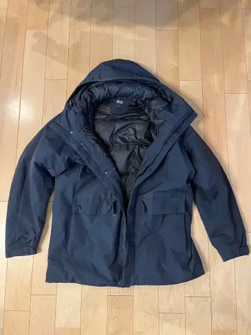 UNIQLO 네이비 다운 자켓 XL