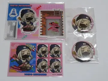 마루쿠지 도쿄 리벤저스 산즈 하루치요 아크릴 스탠드 캔뱃지 4종