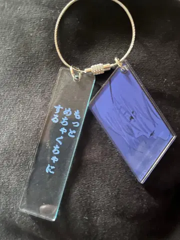 콴시 2연 아크릴 키링