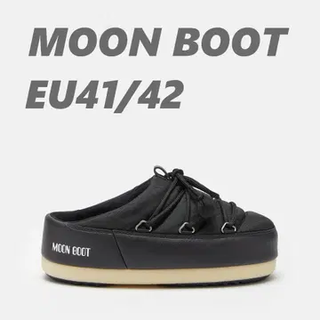 Moon Boot EVX BLACK NYLON MULES 뮬
