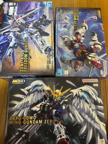 MGSD 3개 세트 프리덤 윙 제로 에어리얼