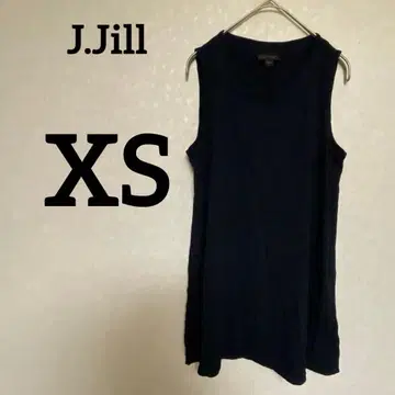 할인 즉시 구매 OK J.Jill 네이비 탱크탑 XS 코튼