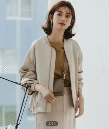 23구 베이지 MA-1 자켓 사이즈 38