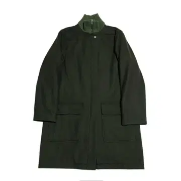 구제 의류 더 더퍼 오브 세인트 조지 울 코트 모스그린