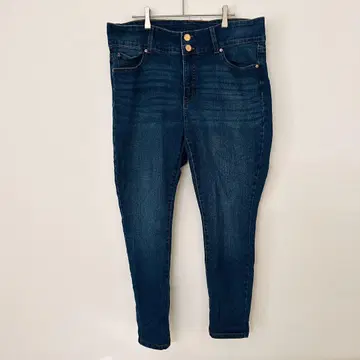 새상품급 다크 블루 스키니 데님 하이웨스트