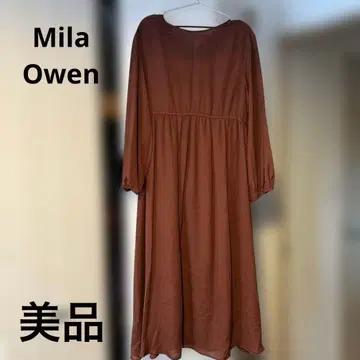 새상품급 Mila Owen 코랄 브라운 원피스 사이즈 0 이너 포함