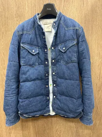 REMI RELIEF x 빔즈 데님 다운 셔츠