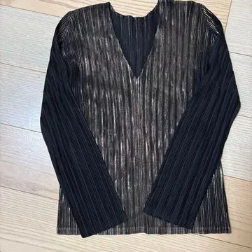 PLATS PLATS V넥 긴팔 상의 사이즈 3