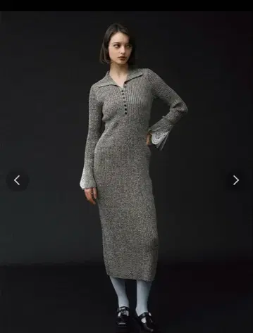 라그나문 믹스 니트 원피스 S 사이즈