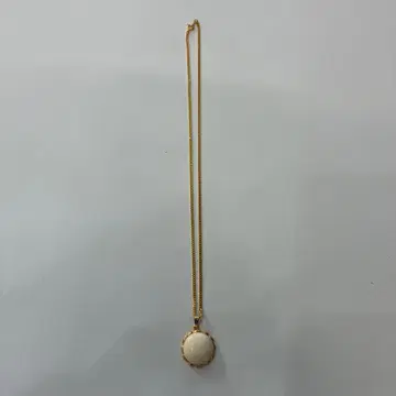 골드 라운드 펜던트 목걸이