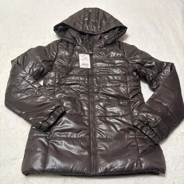 새상품 BILLABONG 브라운 후드 부착 다운 자켓 M