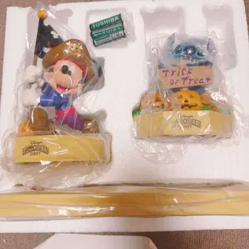 디즈니 할로윈 미키 & 스티치 2007 피규어 도코모