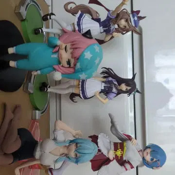 애니메이션 캐릭터 피규어 세트