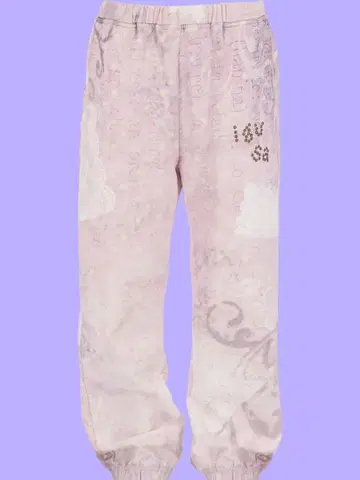igusa 193 LO-FI GIRL COTTON SWEATPANTS