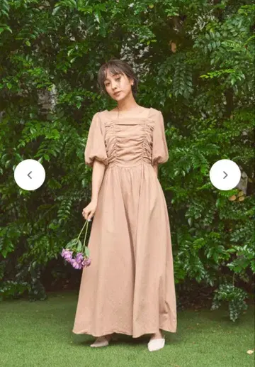 N WITH. 퍼프 슬리브 원피스