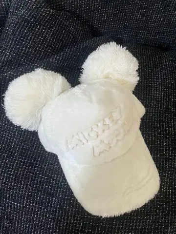 디즈니 캡 화이트