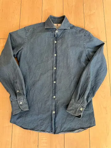 Giannetto 잔네토 슬림핏 샴브레이 셔츠