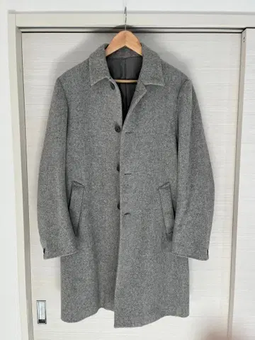 새상품급 STUDIOUS 스테이디오스 멜톤 스텐카라 코트 L 사이즈