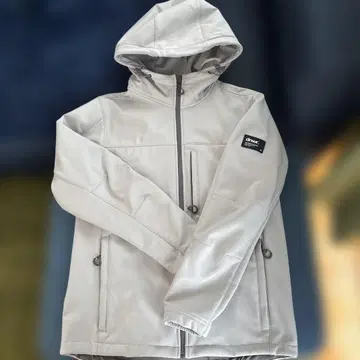 ZARA 후드 부착 아우터 M 사이즈 라이트 그레이