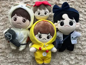 K-POP 아이돌 봉제 인형 4체 세트