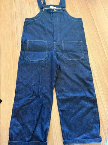 nife 다크 데님 오버롤