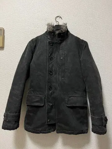 00s 루퍼트 안감 퀼팅 데님 자켓 /M 블랙 y2k