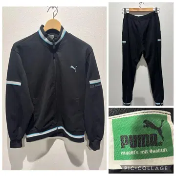 상태 [푸마] 90s 빈티지 양면 자수 로고 일본제 셋업