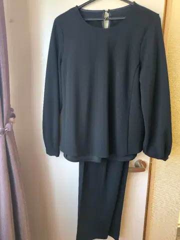 글로벌 워크 네이비 팬츠 셋업 L