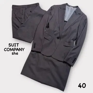 수트 컴퍼니 여성 수트 3세트 그레이 40 사이즈